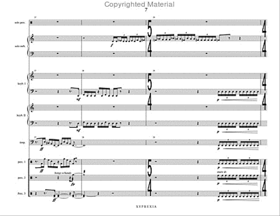 Xyprexia Percussion Ensemble scores gallery preview page 8