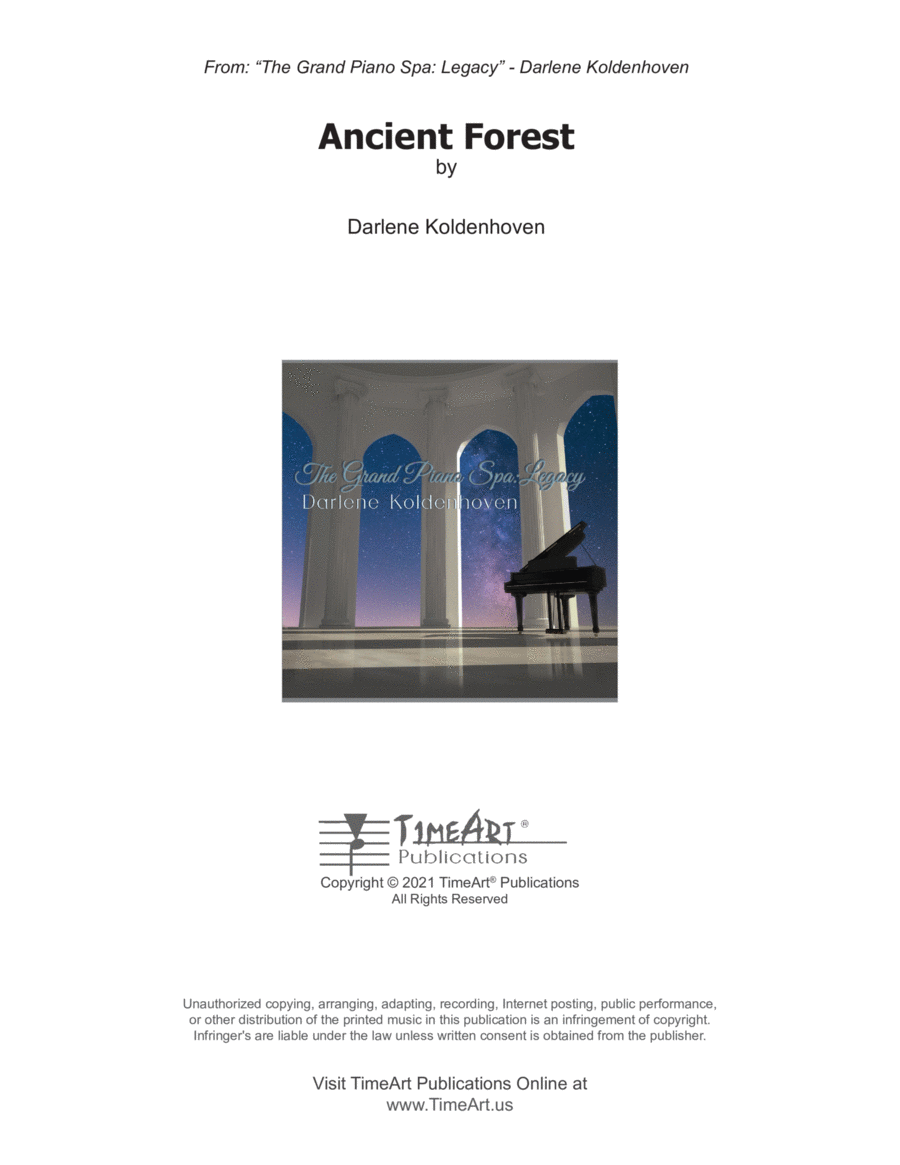 Ancient Forest Piano Solo scores gallery preview page 1