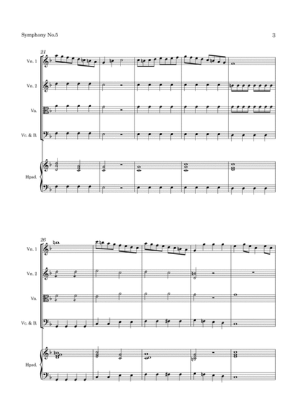 Filtz Symphony in F major Op. 1 No. 5 for String Orchestra
