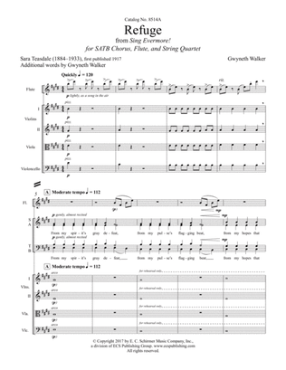 Refuge from Sing Evermore! (Full Score)