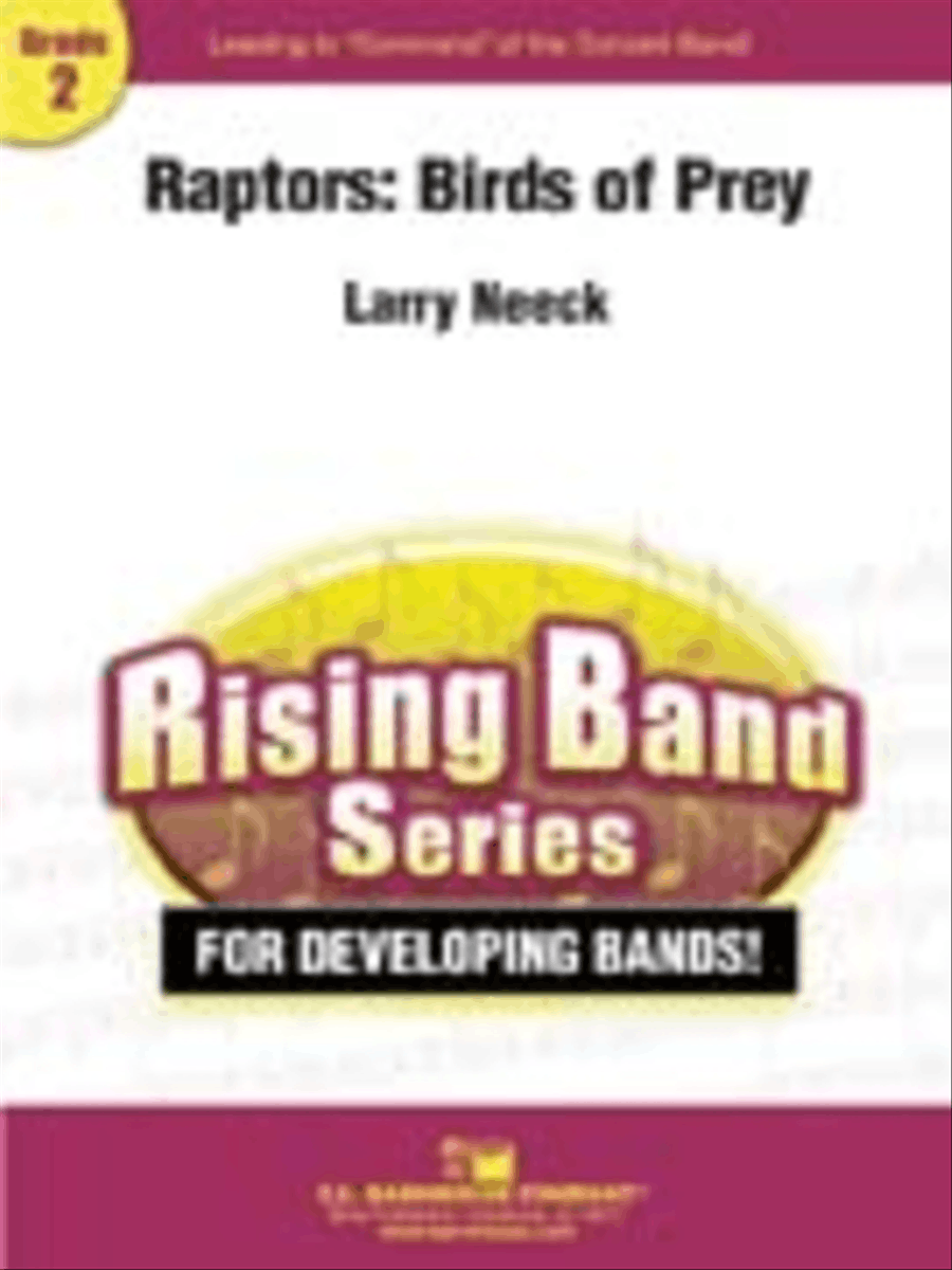 Raptors: Birds of Prey Concert Band scores gallery preview page 1