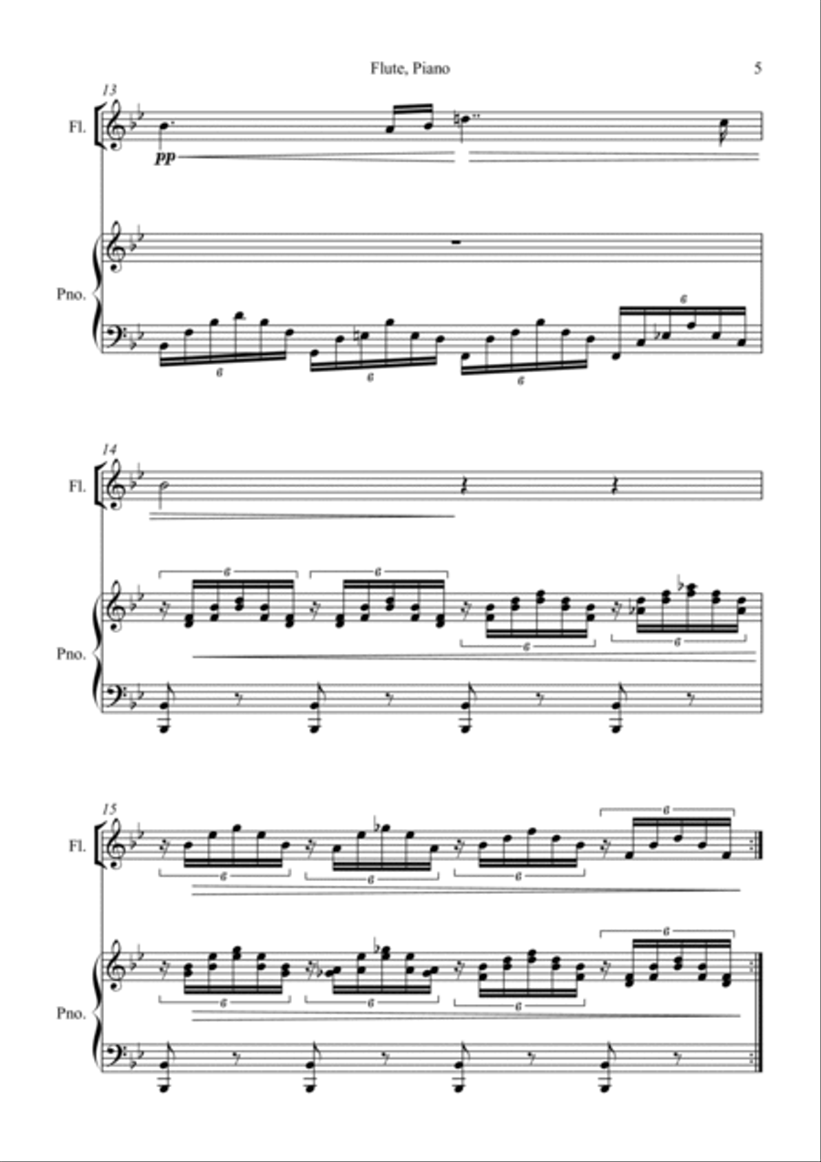 Ave Maria For Flute Flute scores gallery preview page 5
