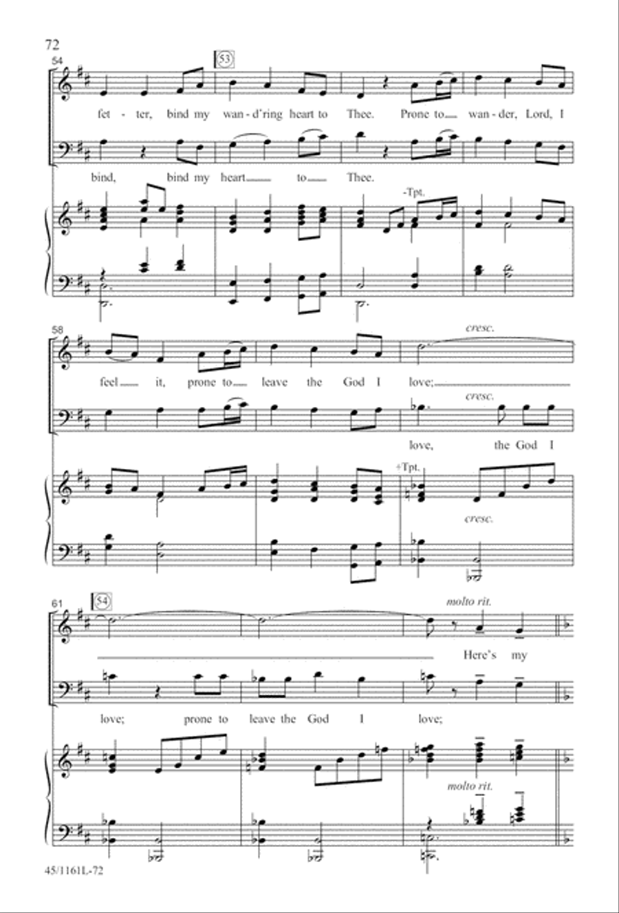 Hymns We Love to Sing Hymns We Love to Sing 3-Part scores gallery preview page 73