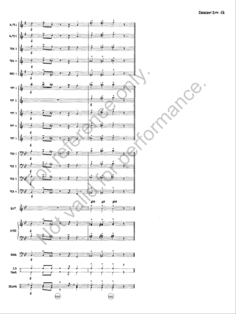 The Crescent City Stomp Jazz Ensemble scores gallery preview page 29