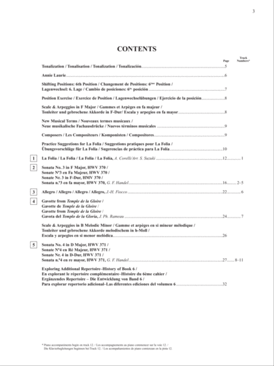 Suzuki Violin School String Methods scores gallery preview page 3