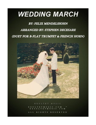 Book cover for Wedding March (Duet for Bb-Trumpet and French Horn)