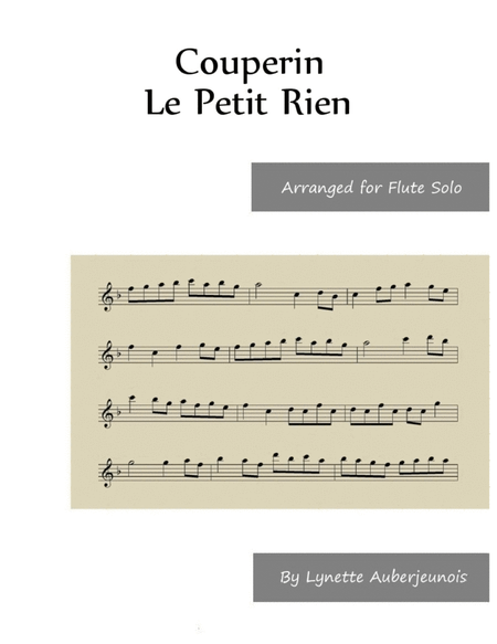 Le Petit Rien - Flute Solo image number null