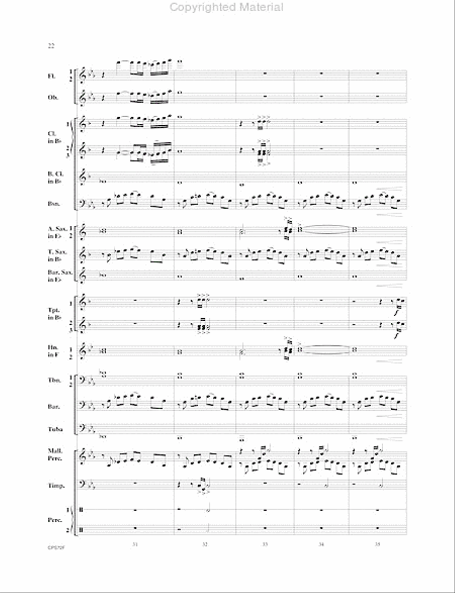 Trilogy Trilogy Concert Band scores gallery preview page 23