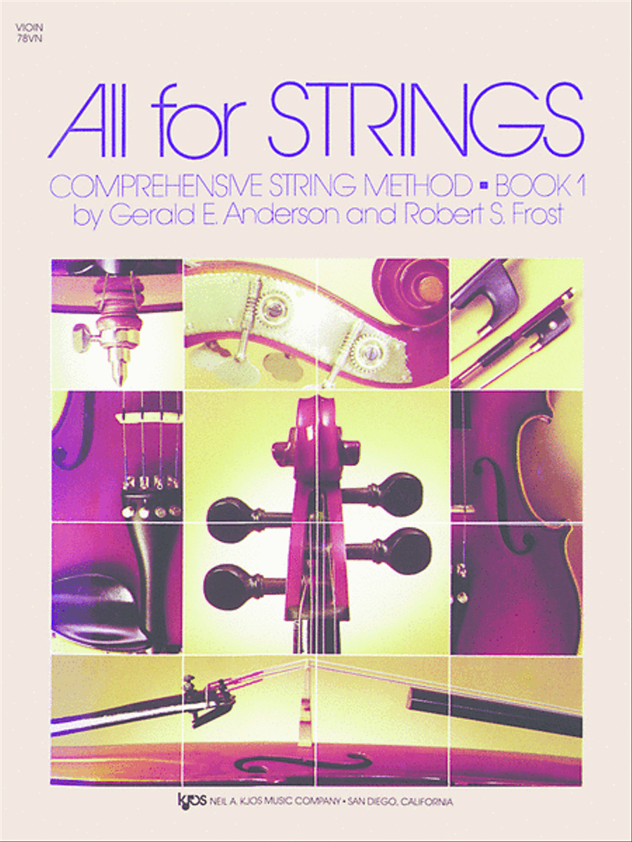 All For Strings - Book 1 (Violin) String Orchestra scores gallery preview page 1