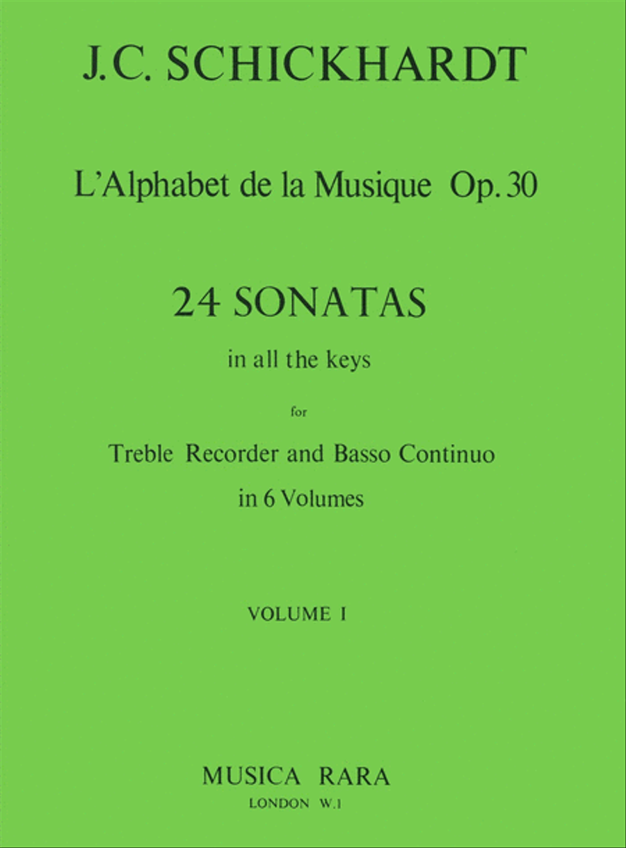 L'Alphabet de la Musique Op. 30 Recorder scores gallery preview page 1