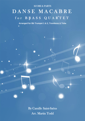 Book cover for Danse Macabre for Brass Quartet