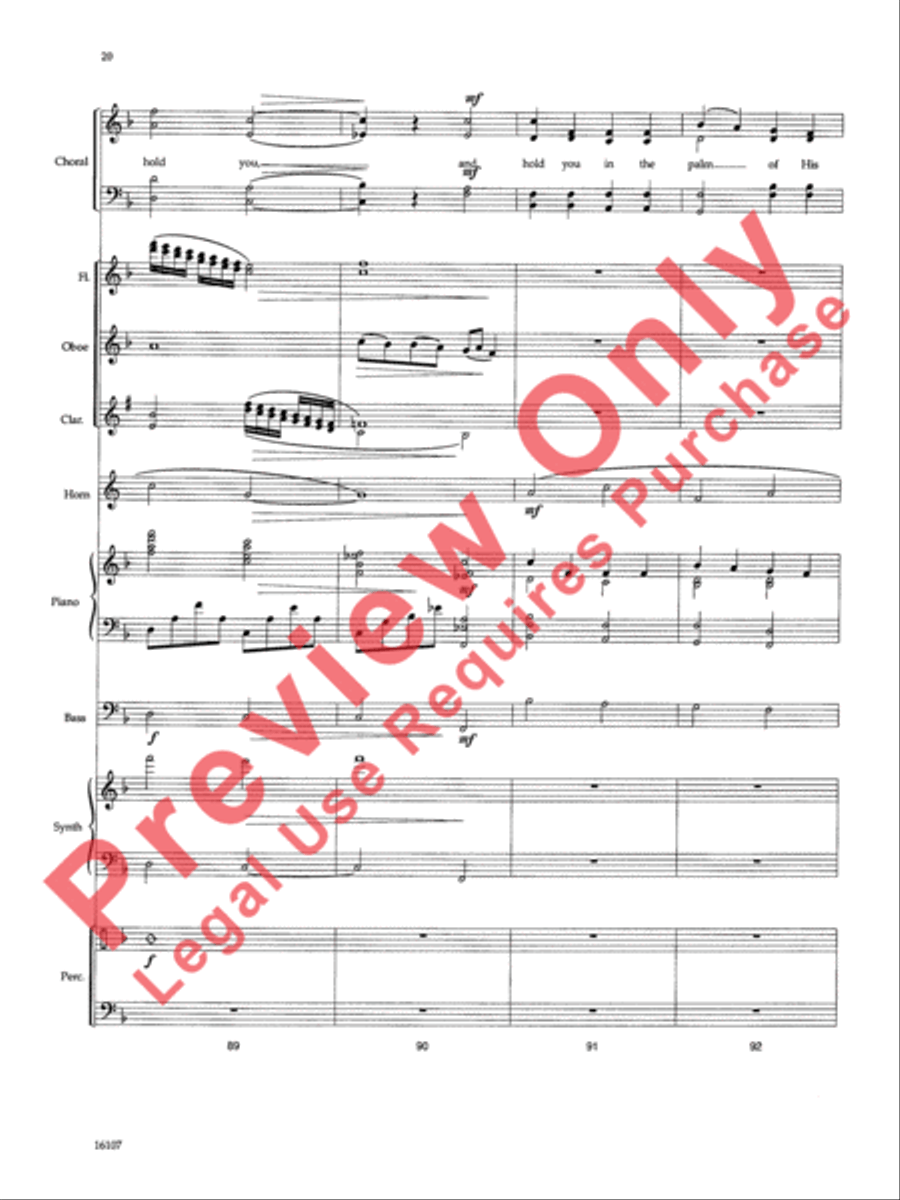 On Eagle's Wings On Eagle's Wings Choir scores gallery preview page 45