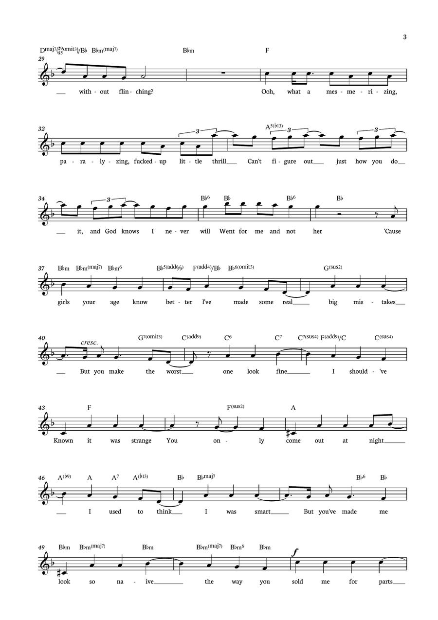 Vampire Acoustic Guitar scores gallery preview page 3