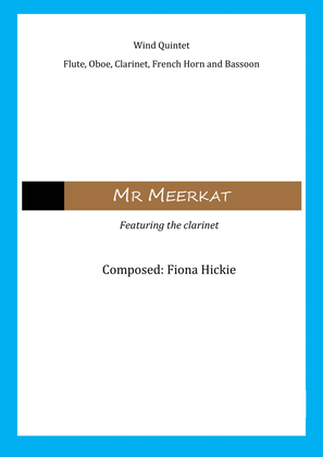 Book cover for Mr Meerkat: Wind Quintet