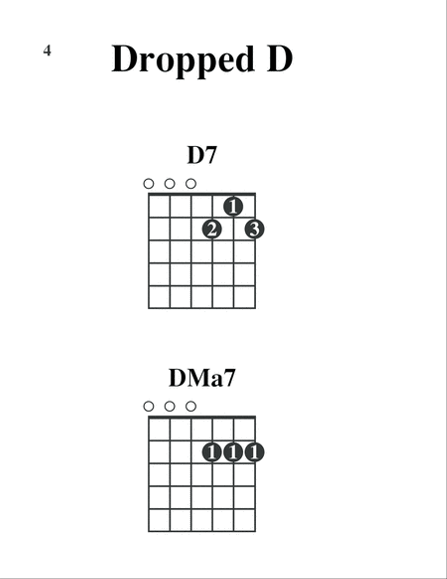 Open Tuning Guitar Chords Made Easy Acoustic Guitar scores gallery preview page 5