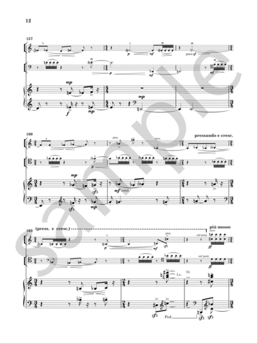 Trio No. 2 Piano Trio scores gallery preview page 7