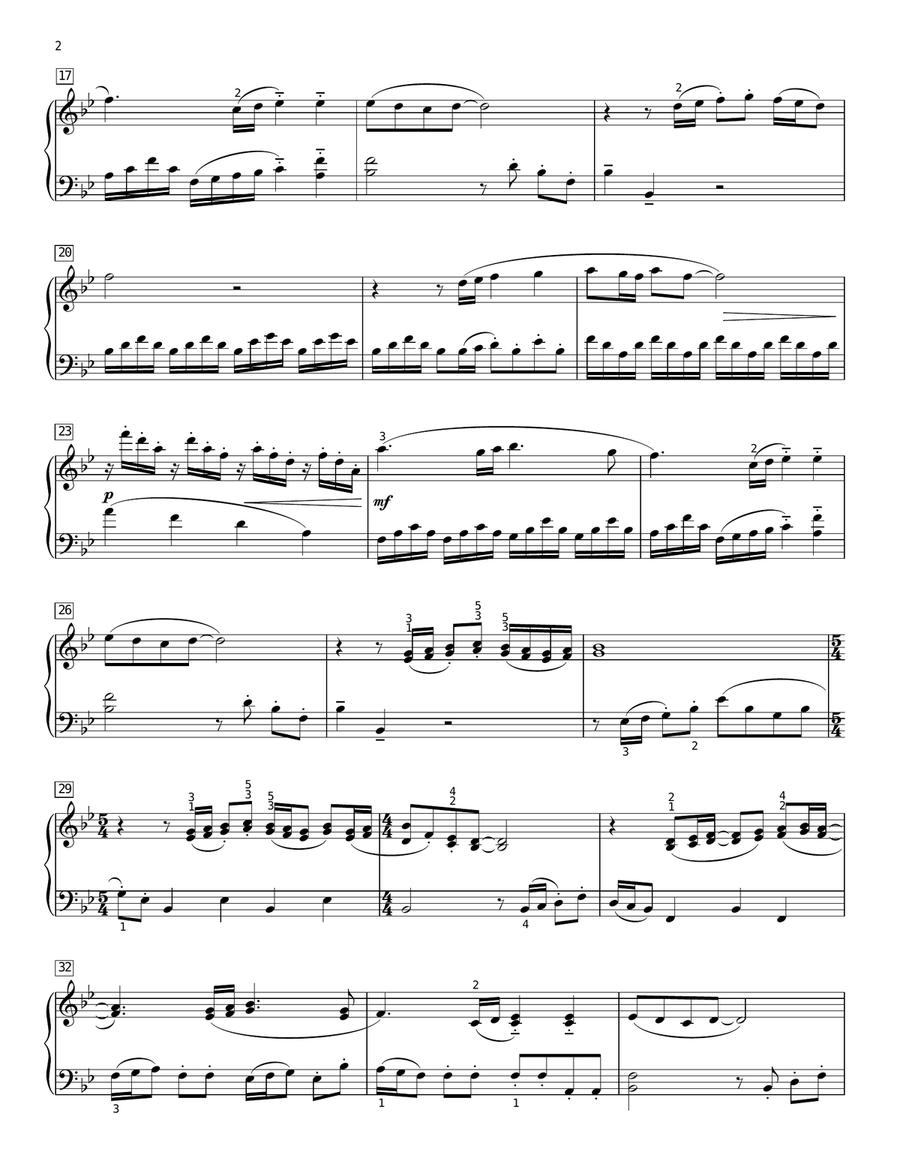 Chiquitita (arr. Phillip Keveren) Piano Solo scores gallery preview page 2