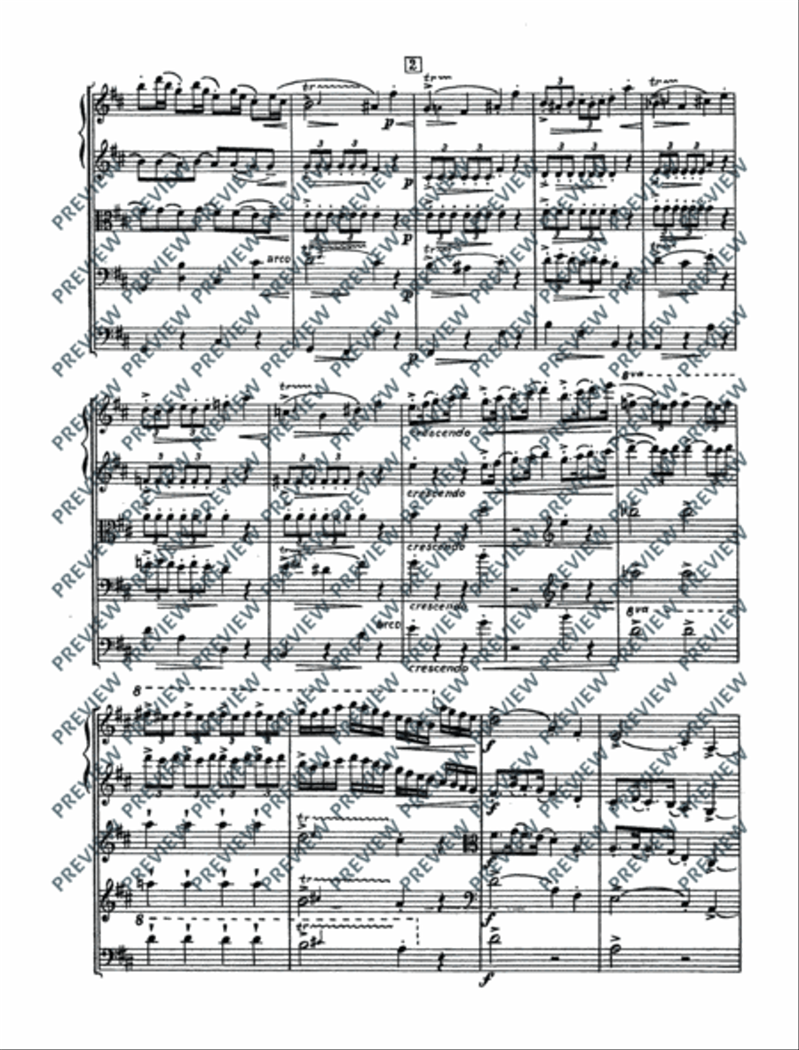 Quartet in D Quartet in D String Quartet scores gallery preview page 7