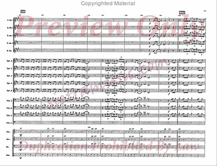 Tree Frog Big Band scores gallery preview page 12