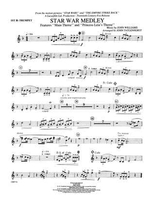 Star Wars® Medley: 1st B-flat Trumpet