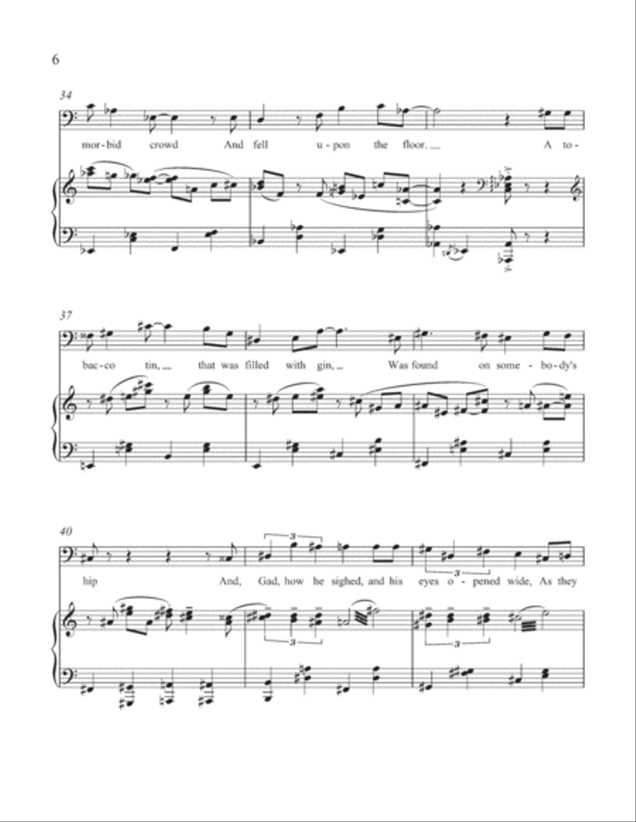 Derri-Air (on the barroom ceiling) Baritone Voice scores gallery preview page 4