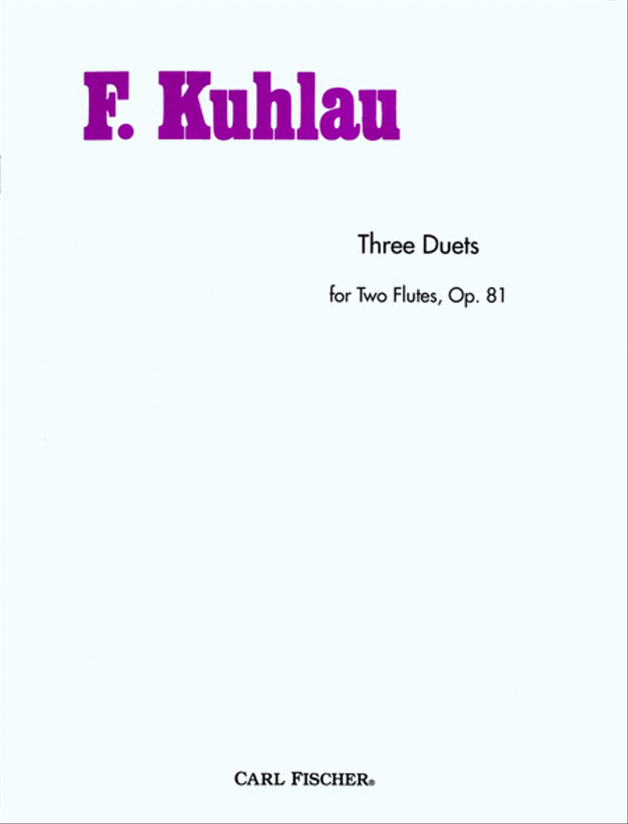 Three Duets Flute Duet scores gallery preview page 1