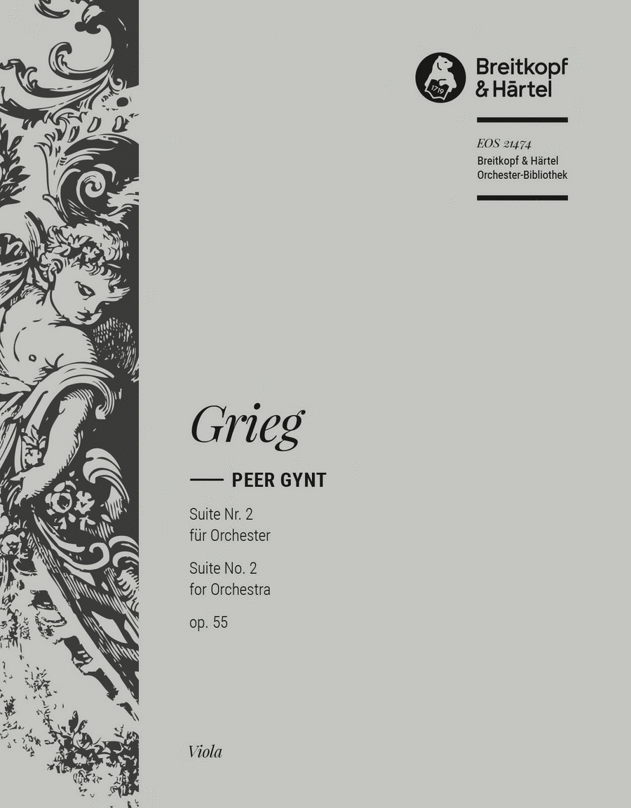 Peer Gynt Suite No. 2 Op. 55 Part scores gallery preview page 1