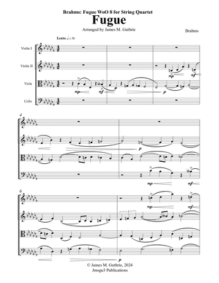 Brahms: Fugue, WoO 8, for String Quartet