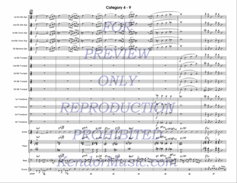Category 4 Jazz Ensemble scores gallery preview page 10