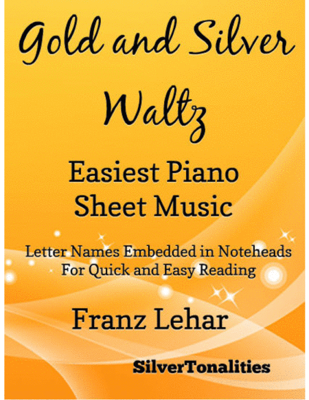 Gold and Silver Waltz Easiest Piano Sheet Music