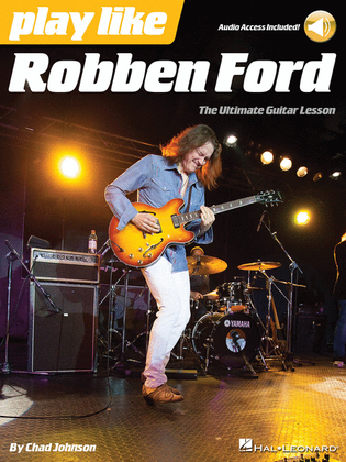 Book cover for Play like Robben Ford