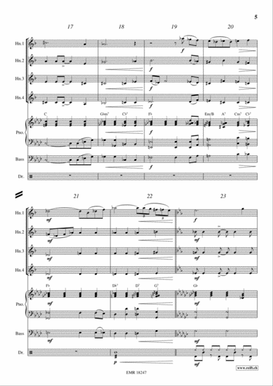 Bess, You Is My Woman Now Horn scores gallery preview page 5