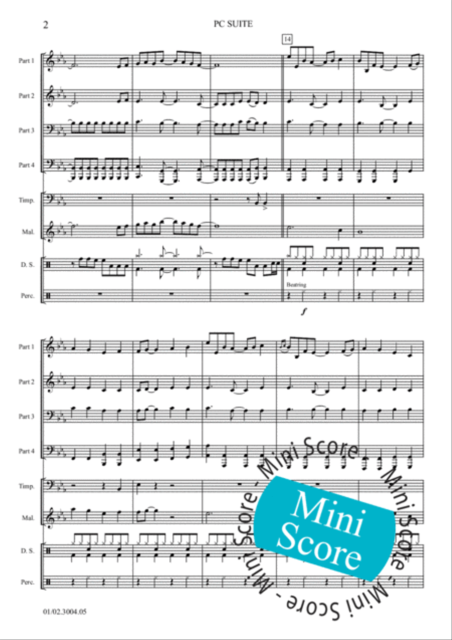 PC Suite Brass Band scores gallery preview page 6