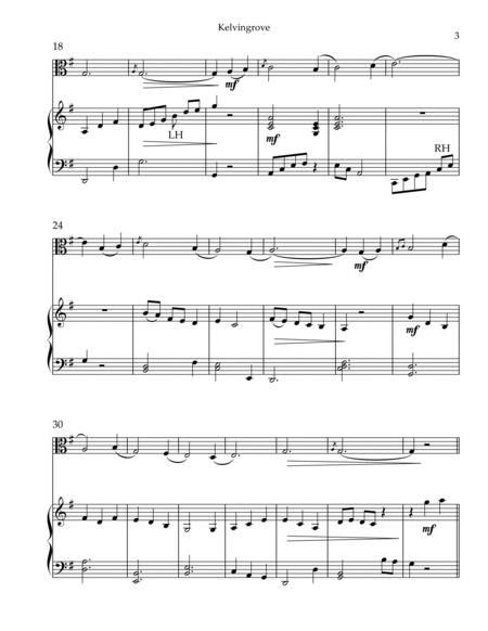 Kelvingrove, Duet for Viola & Harp image number null