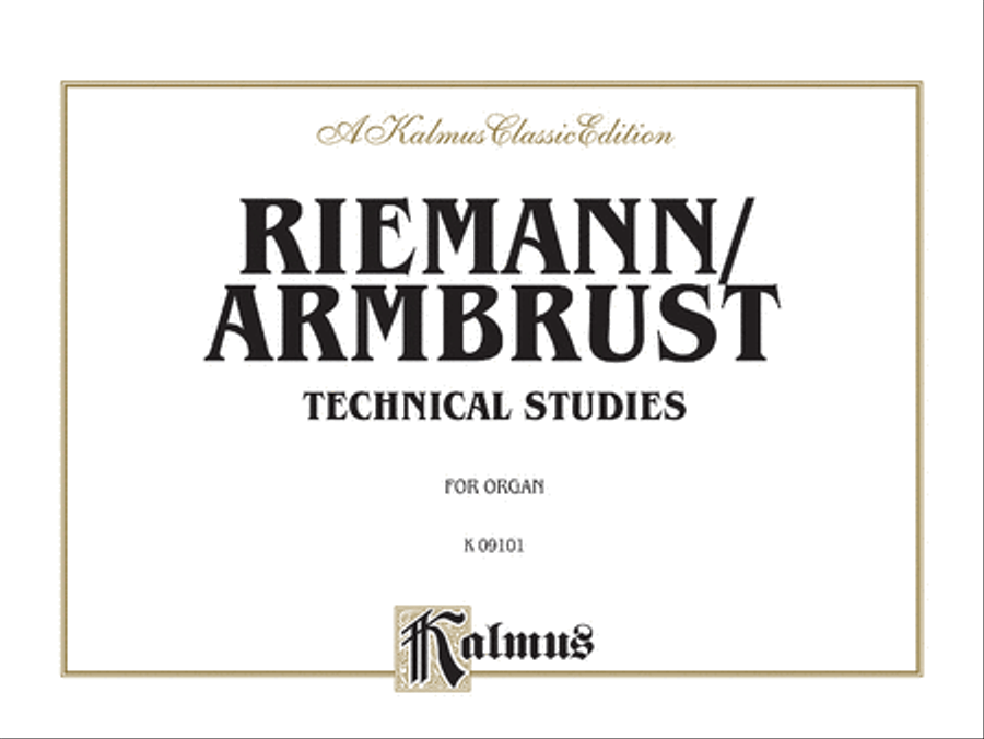 Technical Studies Organ - Sheet Music