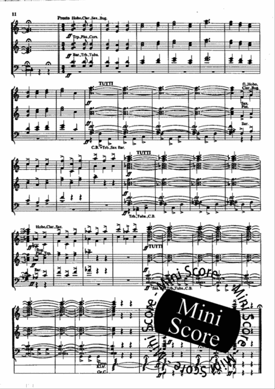 Gold Und Silber Gold Und Silber Fanfare Band scores gallery preview page 15