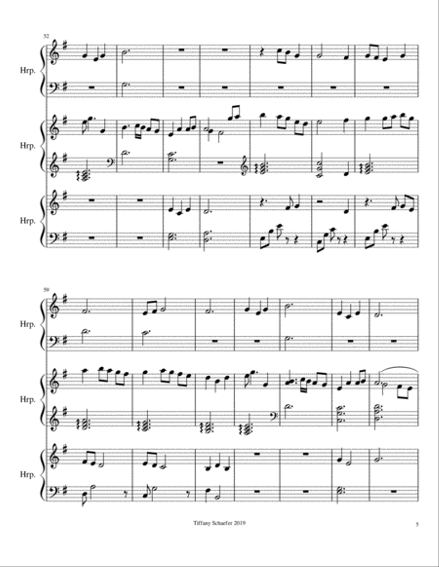 Eleanor Plunkett for Celtic Harp Trio/Ensemble Celtic Harp scores gallery preview page 6
