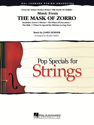 Book cover for Music from The Mask of Zorro