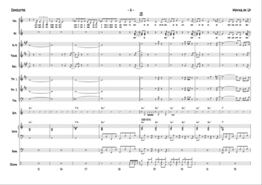Moving On Up Tenor Saxophone scores gallery preview page 6