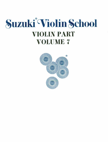 Suzuki Violin School, Volume 7 - Violin Part