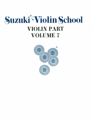 Book cover for Suzuki Violin School, Volume 7