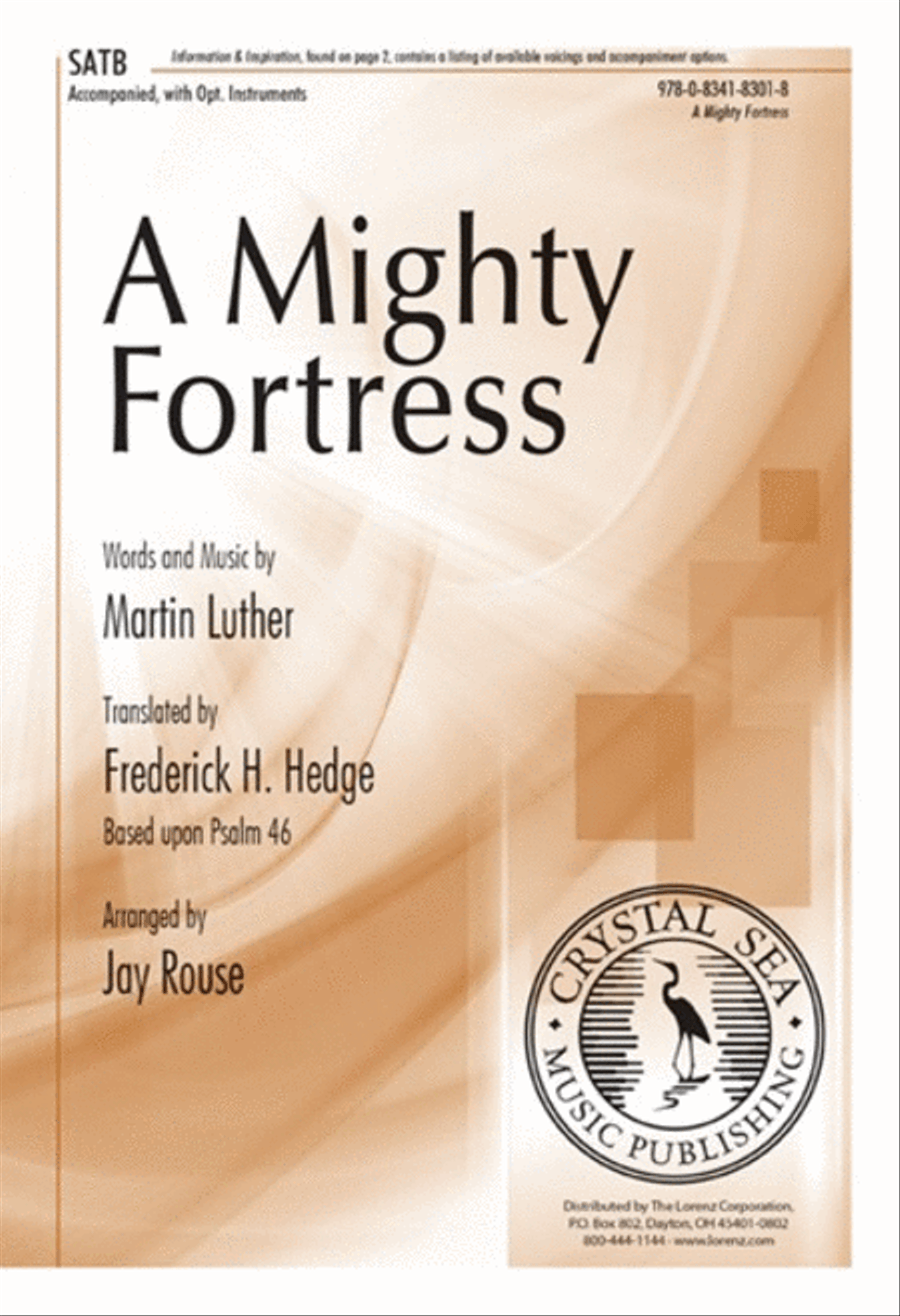 A Mighty Fortress 4-Part scores gallery preview page 1