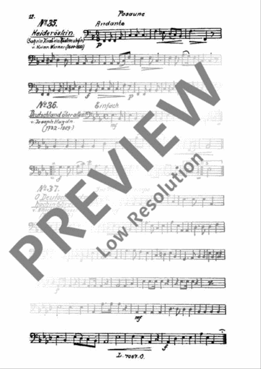 Hannovera Hannovera Trombone scores gallery preview page 15