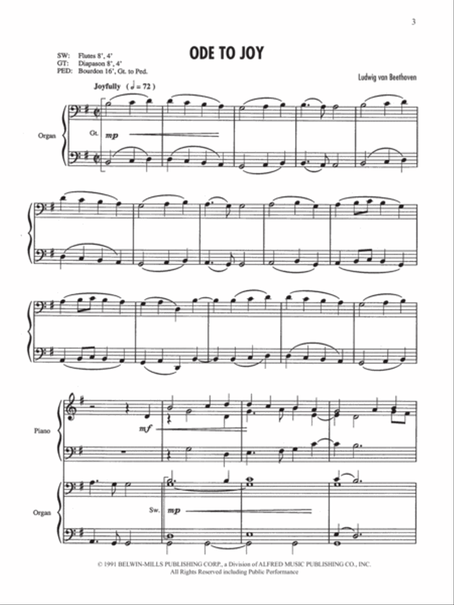 Sunday Morning Organist, Volume 10 Small Ensemble scores gallery preview page 2