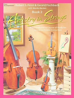 Book cover for Artistry in Strings, Book 2 - Piano