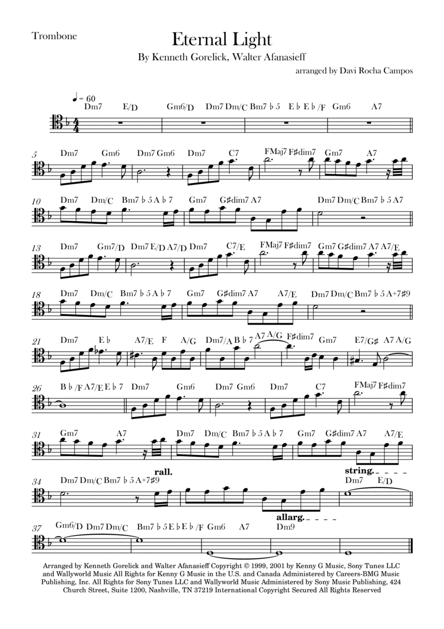 Eternal Light Chamber Music scores gallery preview page 1