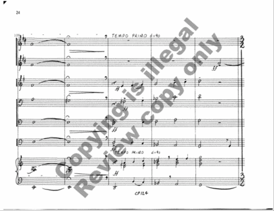 Liturgical Sonata Trombone scores gallery preview page 24