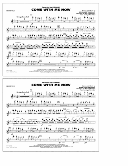 Come with Me Now - Flute/Piccolo