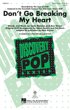 Book cover for Don't Go Breaking My Heart