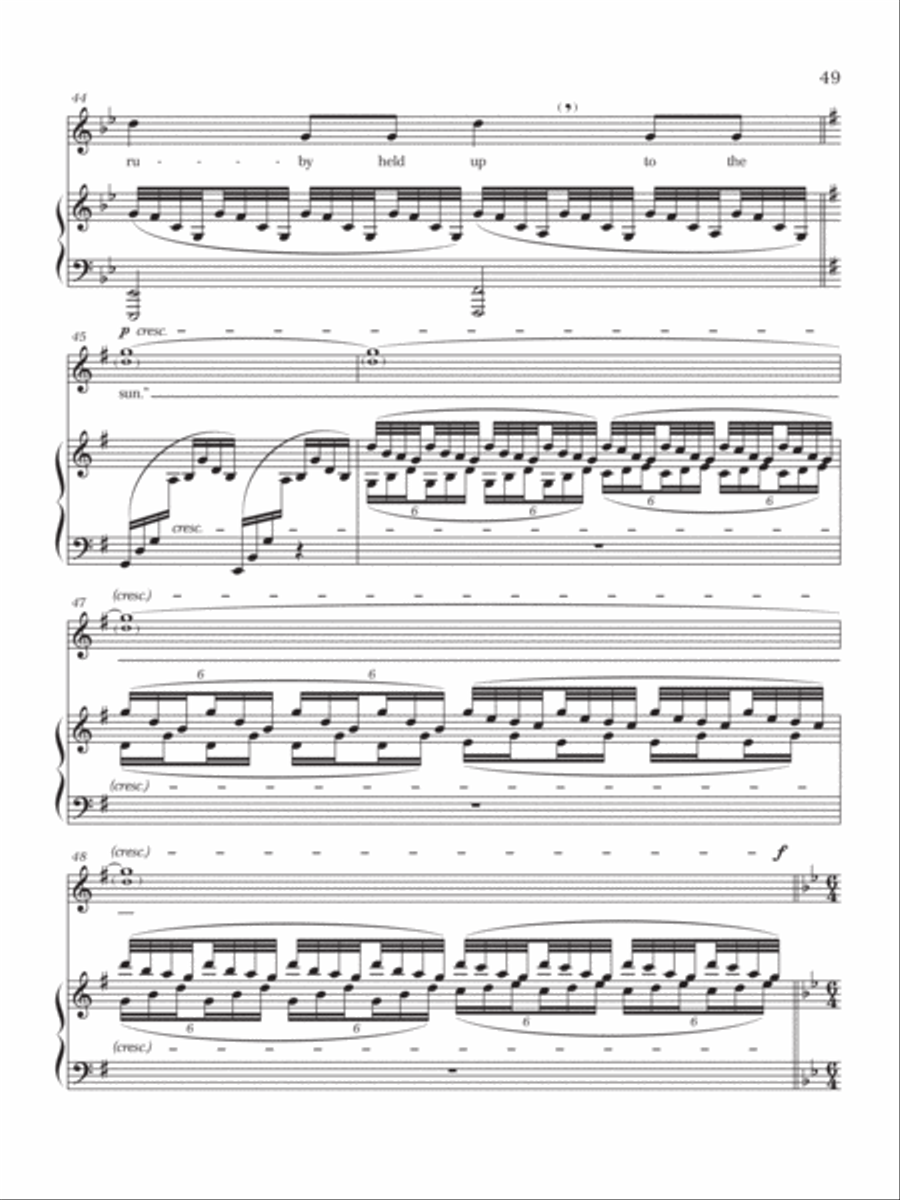 Collected Songs Collected Songs Medium Voice scores gallery preview page 48